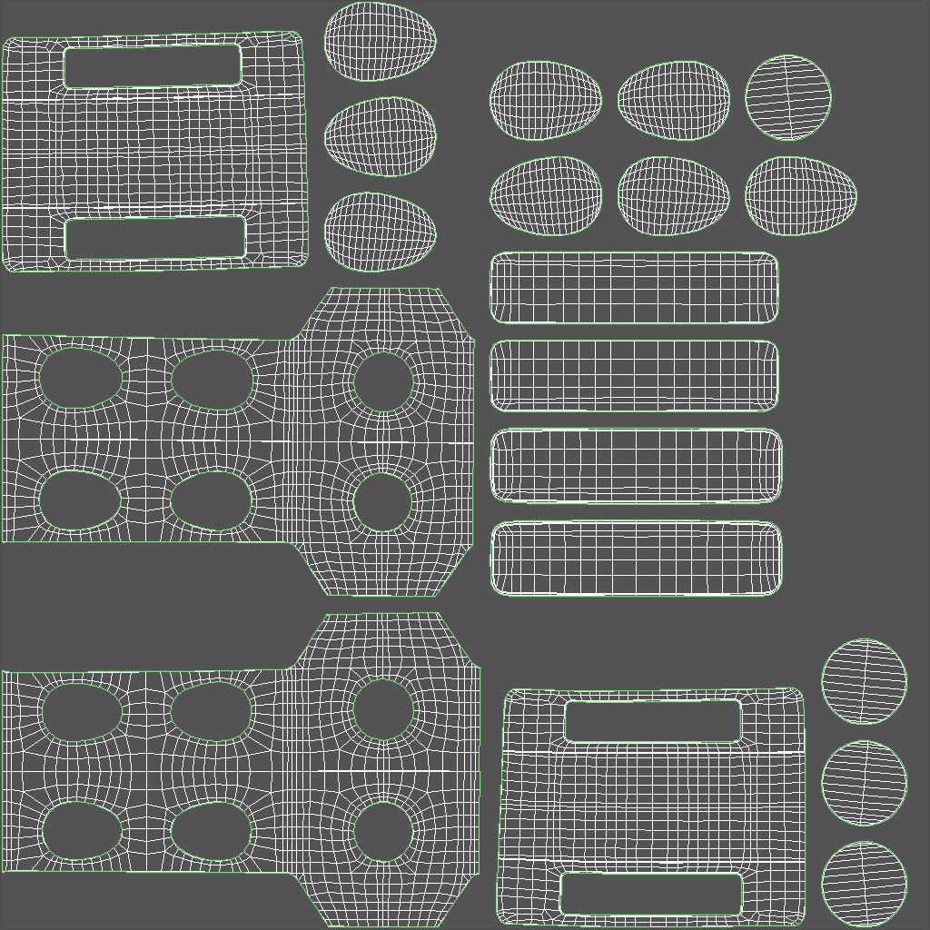 Baby Incubator Low-poly 3D model_21
