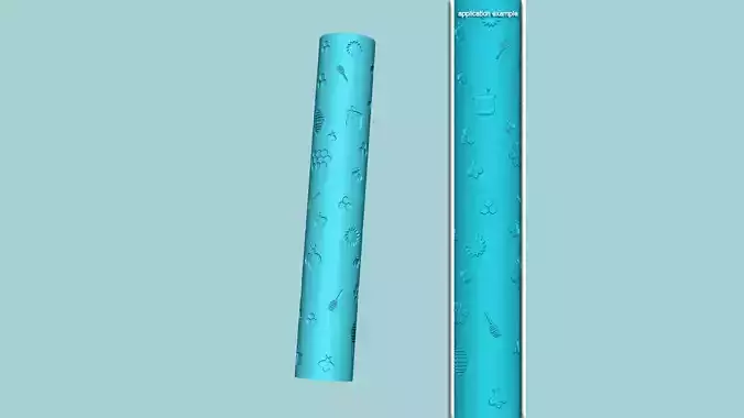 Texture Roll 44 Bee Negative - Fondant Decoration Maker