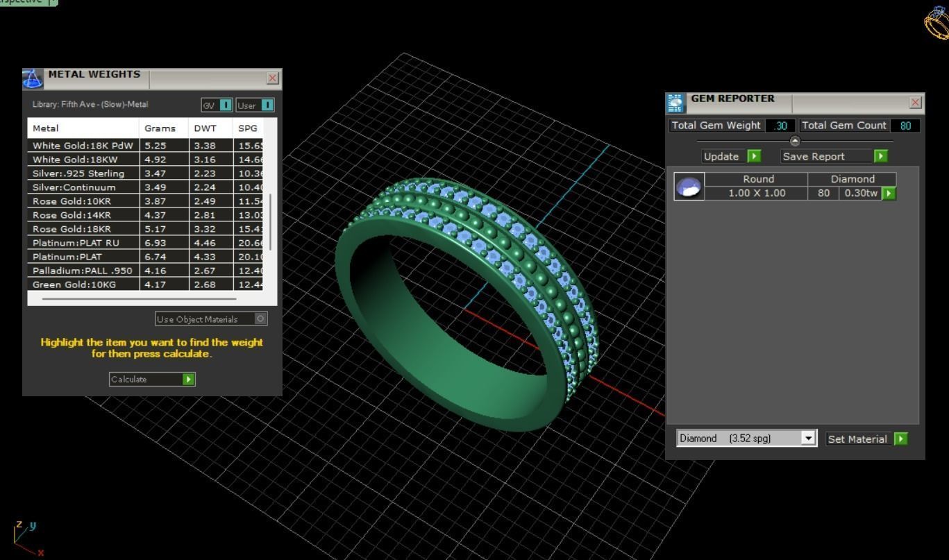 Wedding Rings 0094 3D print model_39