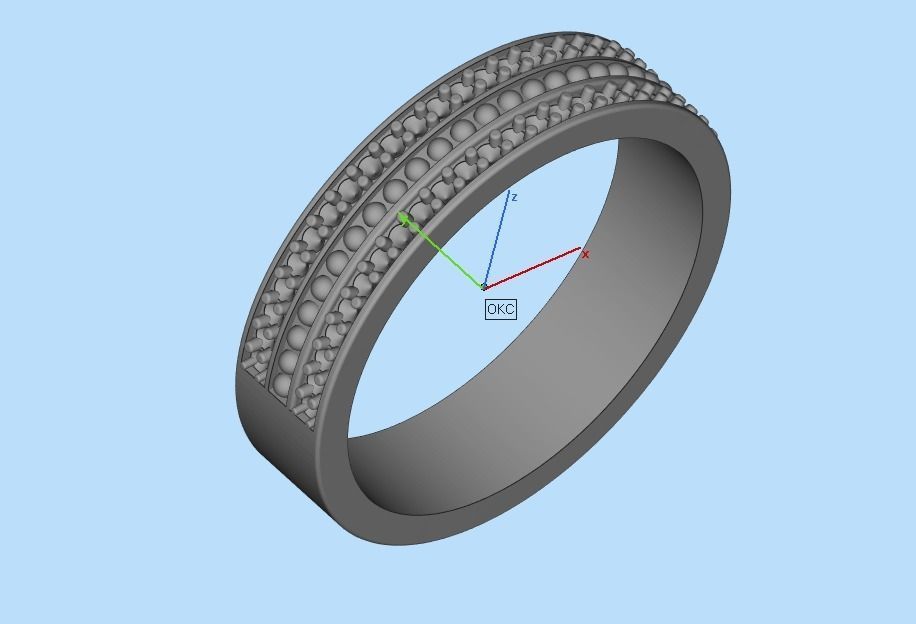 Wedding Rings 0094 3D print model_37