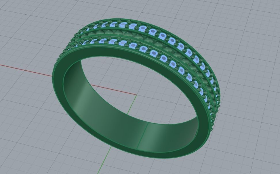 Wedding Rings 0094 3D print model_27