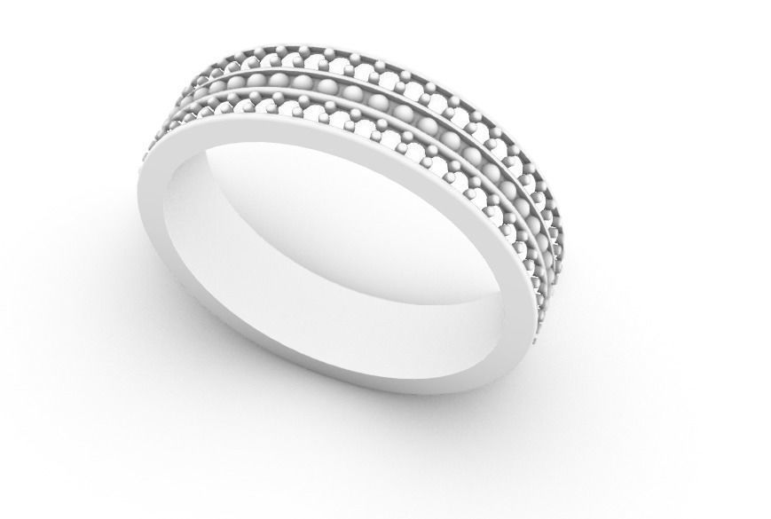 Wedding Rings 0094 3D print model_30