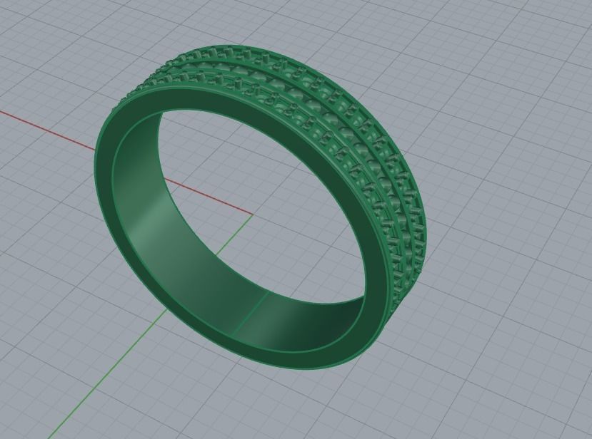 Wedding Rings 0094 3D print model_29