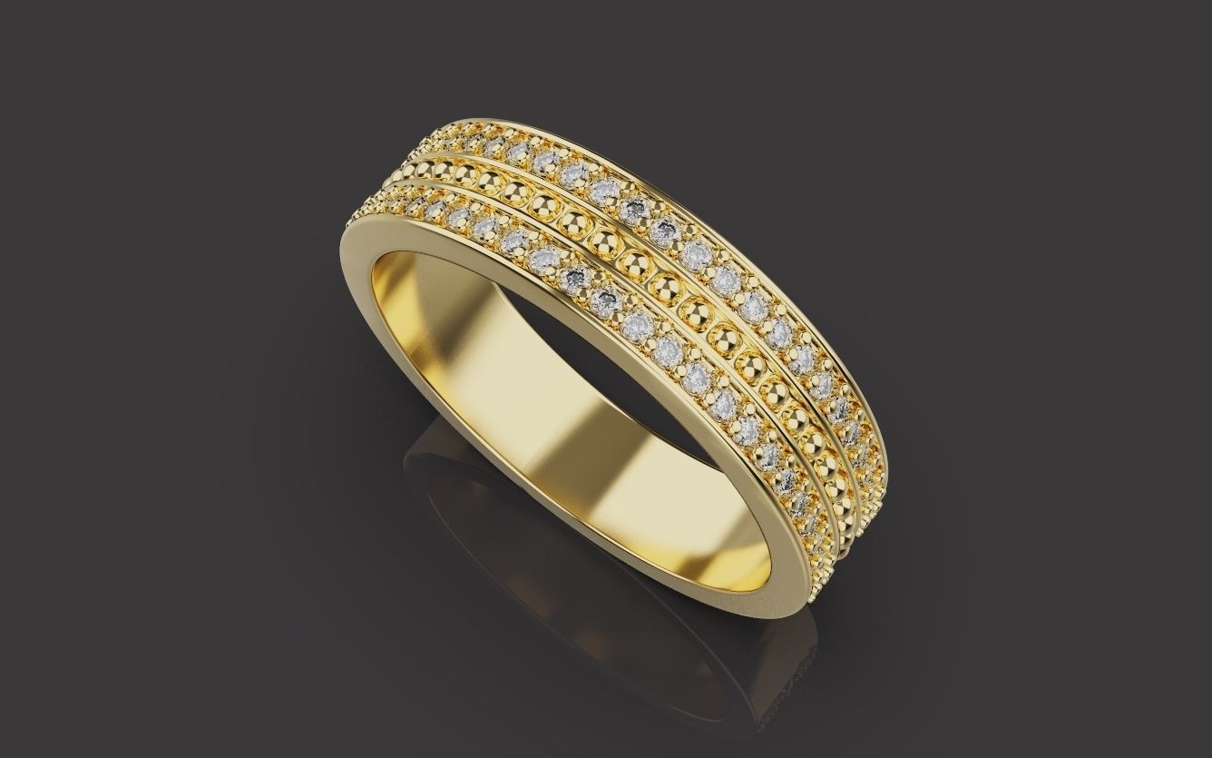 Wedding Rings 0094 3D print model_19