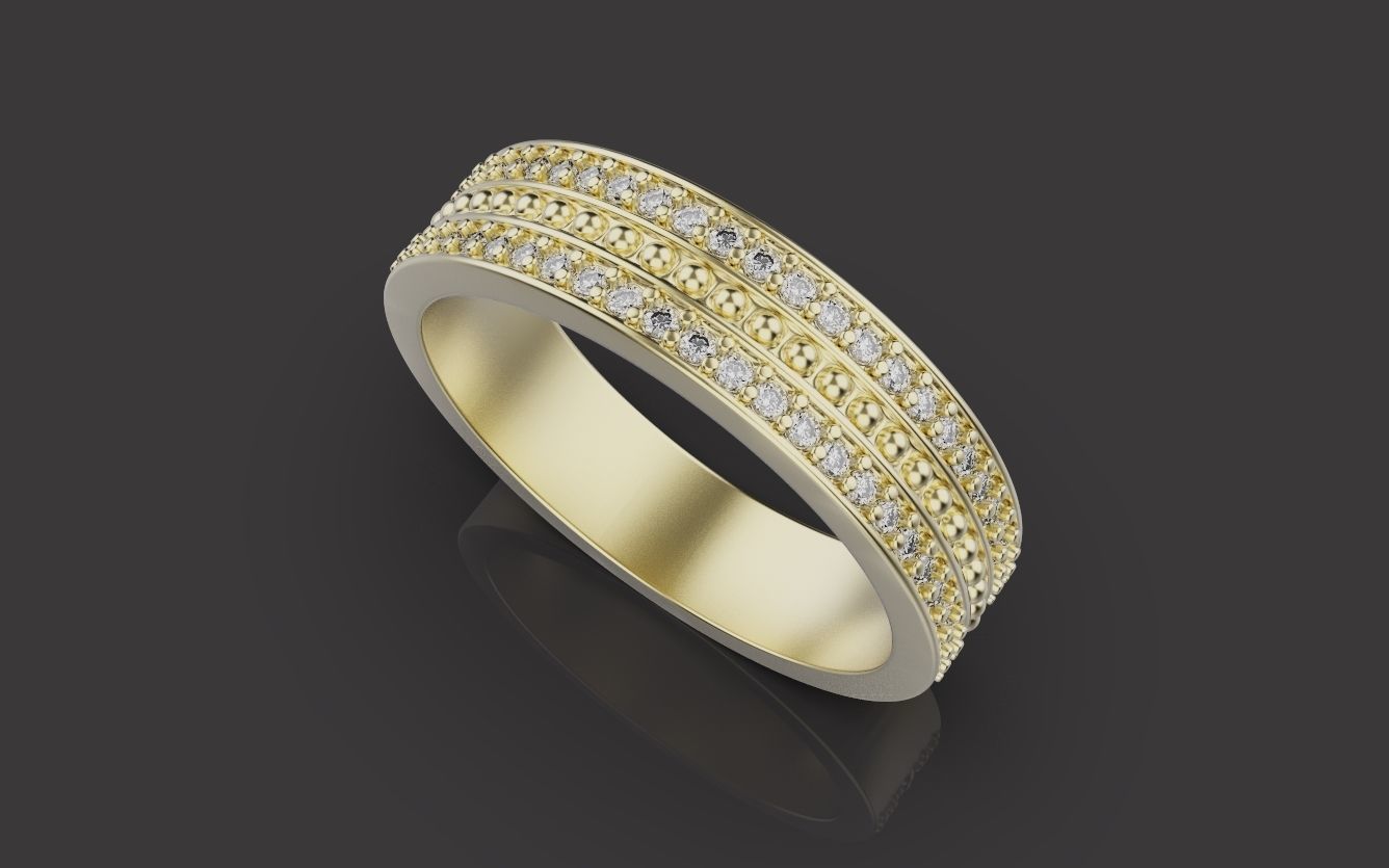 Wedding Rings 0094 3D print model_1