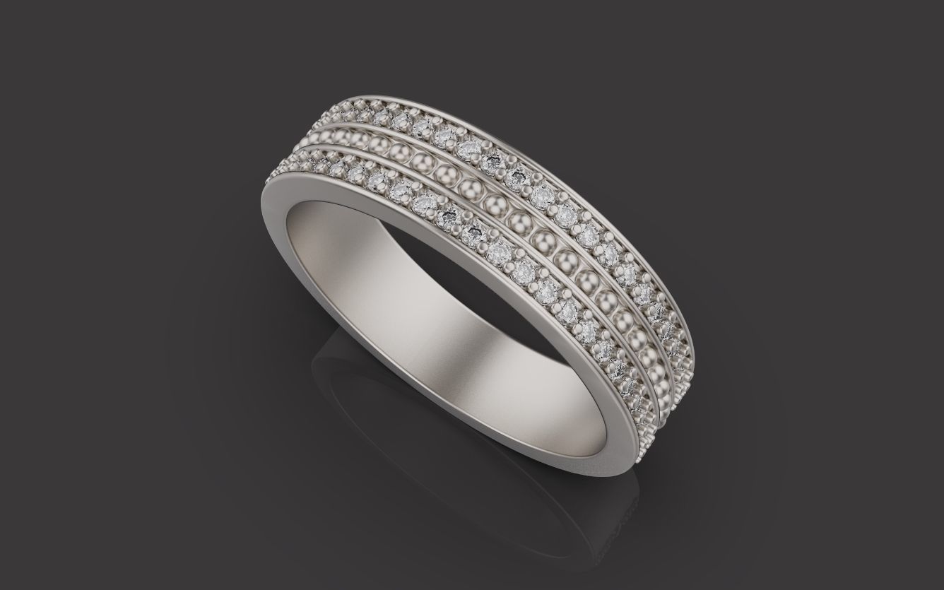 Wedding Rings 0094 3D print model_2