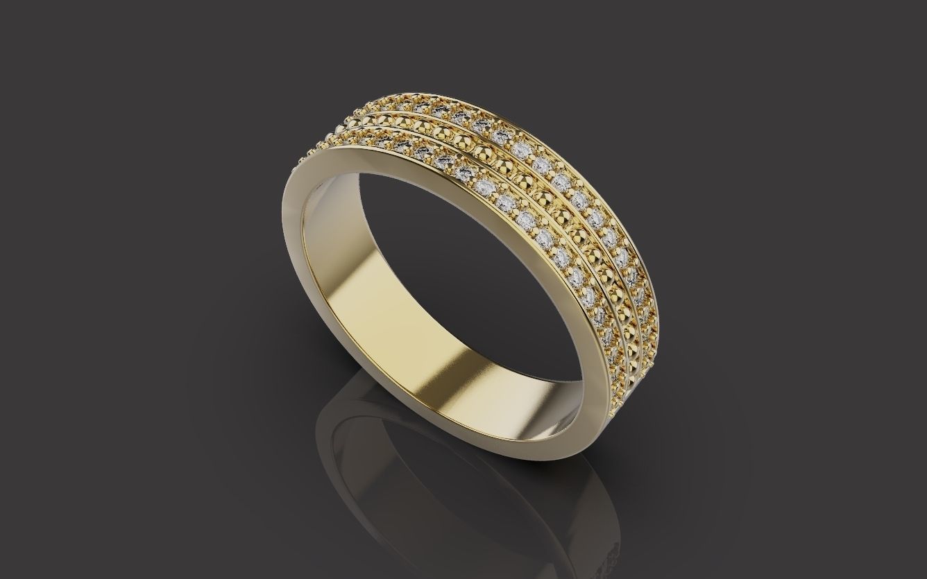Wedding Rings 0094 3D print model_16