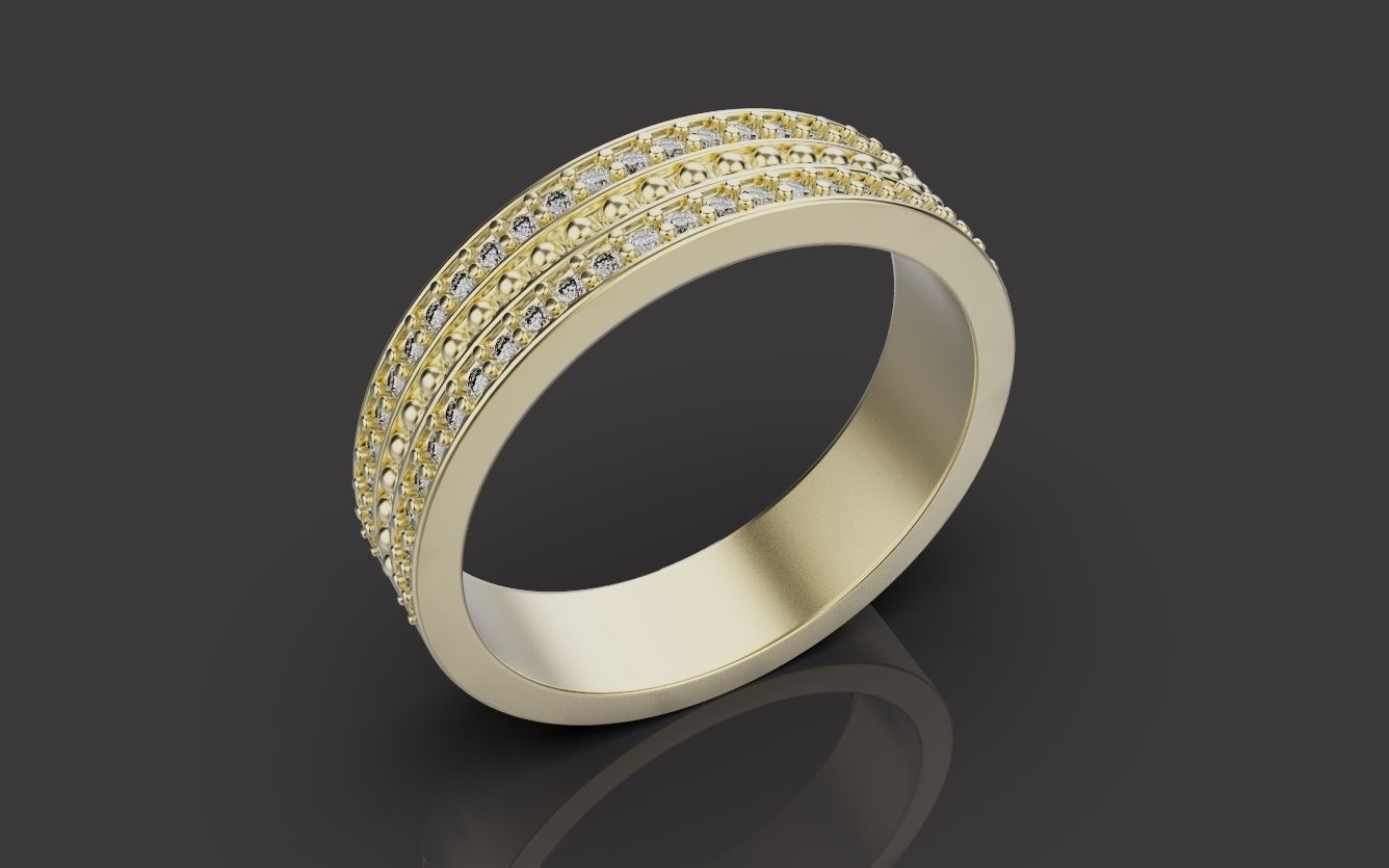 Wedding Rings 0094 3D print model_23