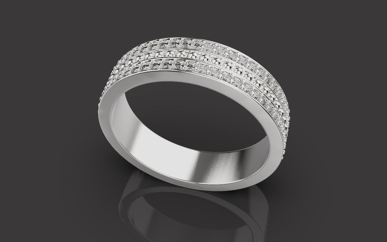 Wedding Rings 0094 3D print model_12