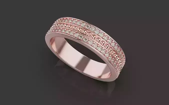 Wedding Rings 0094 3D print model