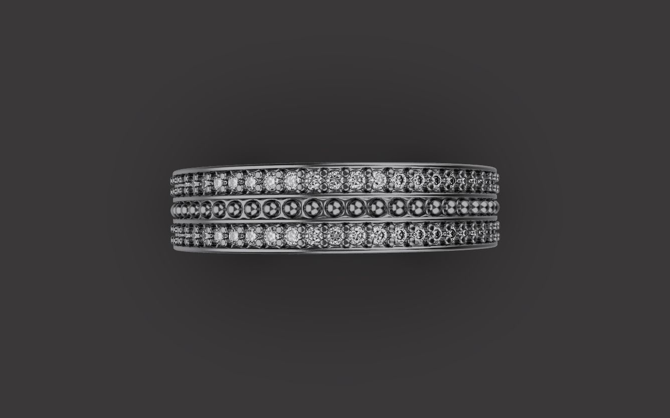 Wedding Rings 0094 3D print model_7