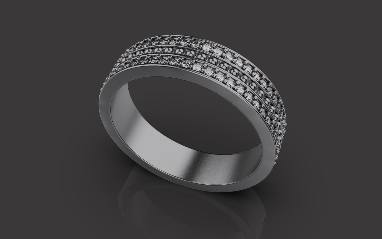 Wedding Rings 0094 3D print model_8