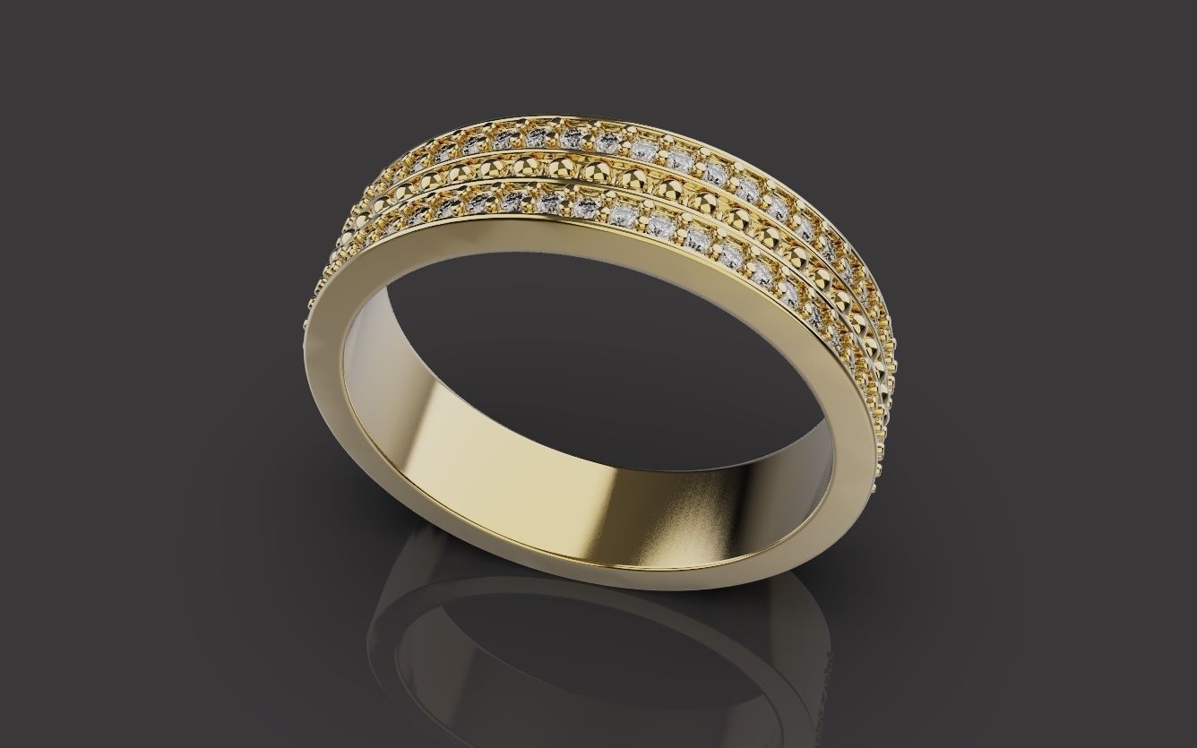 Wedding Rings 0094 3D print model_13