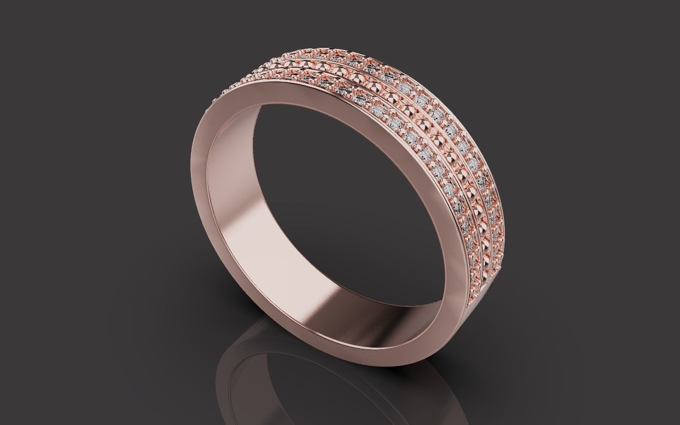 Wedding Rings 0094 3D print model_5