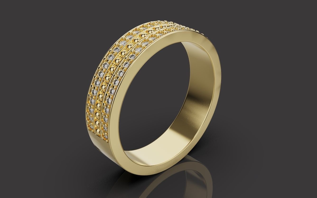 Wedding Rings 0094 3D print model_21