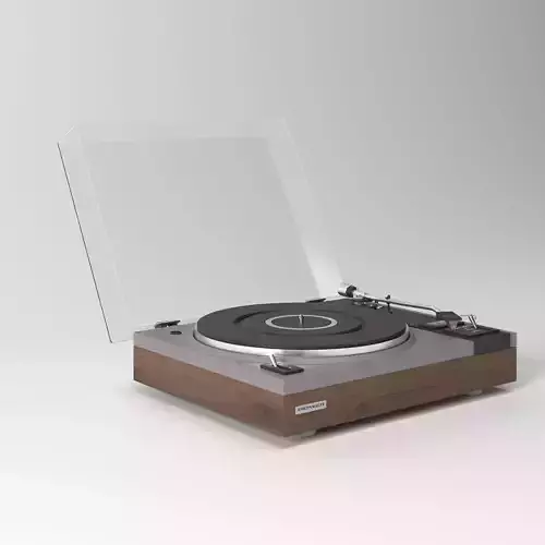Gramophone Pioneer PL-112D belt drive stereo turntable 3D model