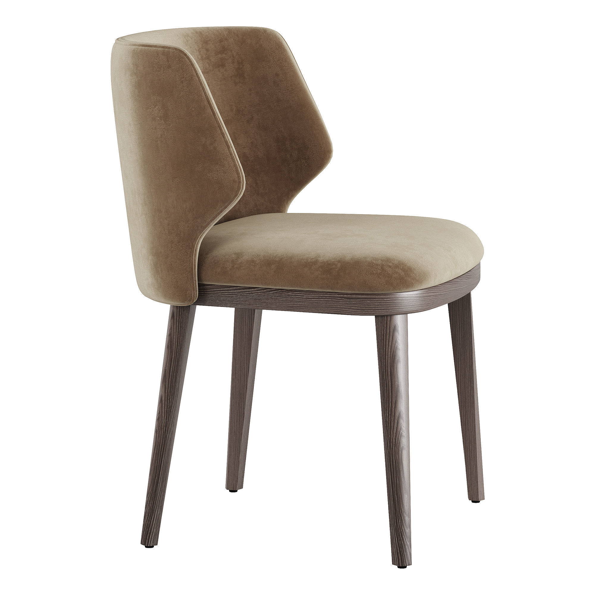 Lum bridge dining chair 3D model_1