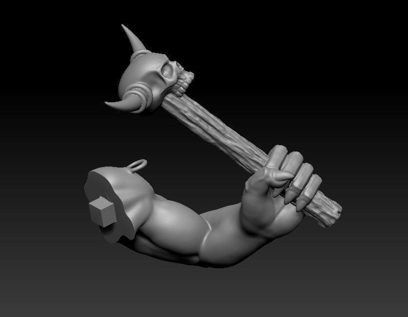 A GRAND WARHAMMER MINOTAUR MINIATURES DESIGN 3D print model_1
