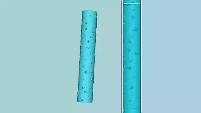 Texture Roll 53 Spring Positive - Fondant Decoration Maker