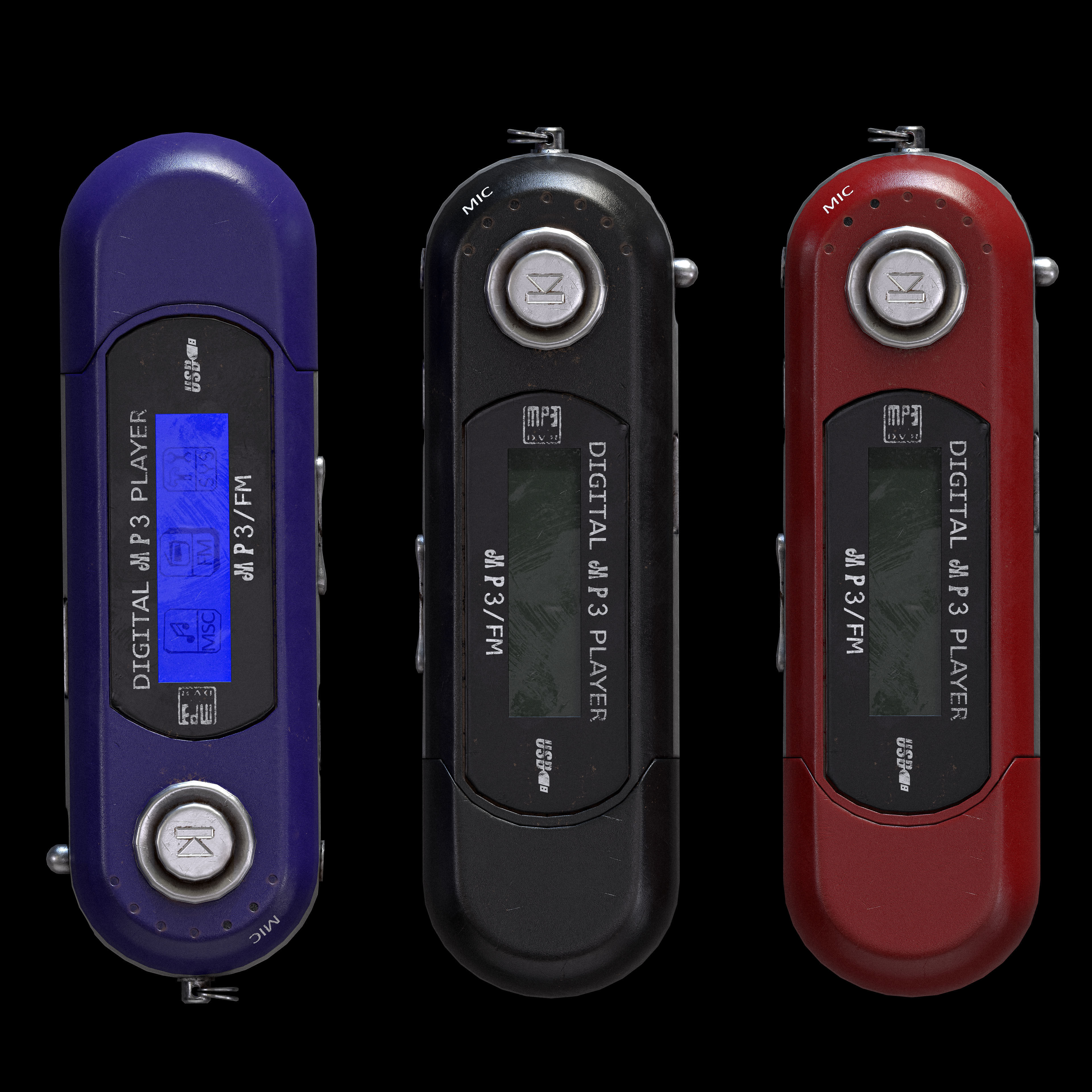 DIGITAL MP3 PLAYER 3D model_2