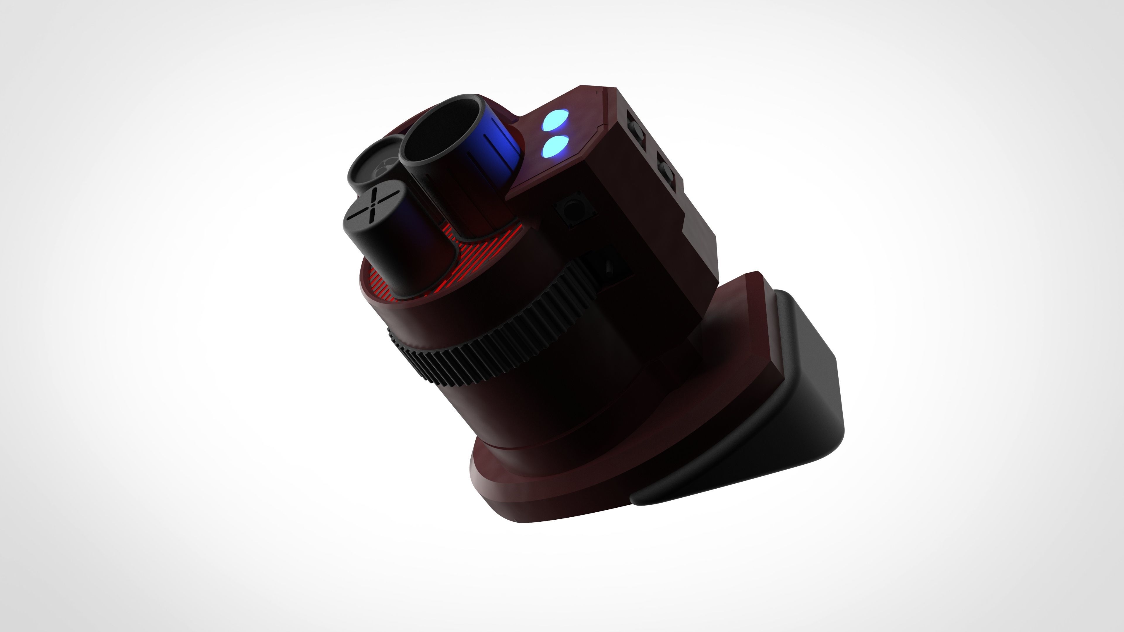 Deadshot monocle from the movie Suicide Squad 3D print model_29