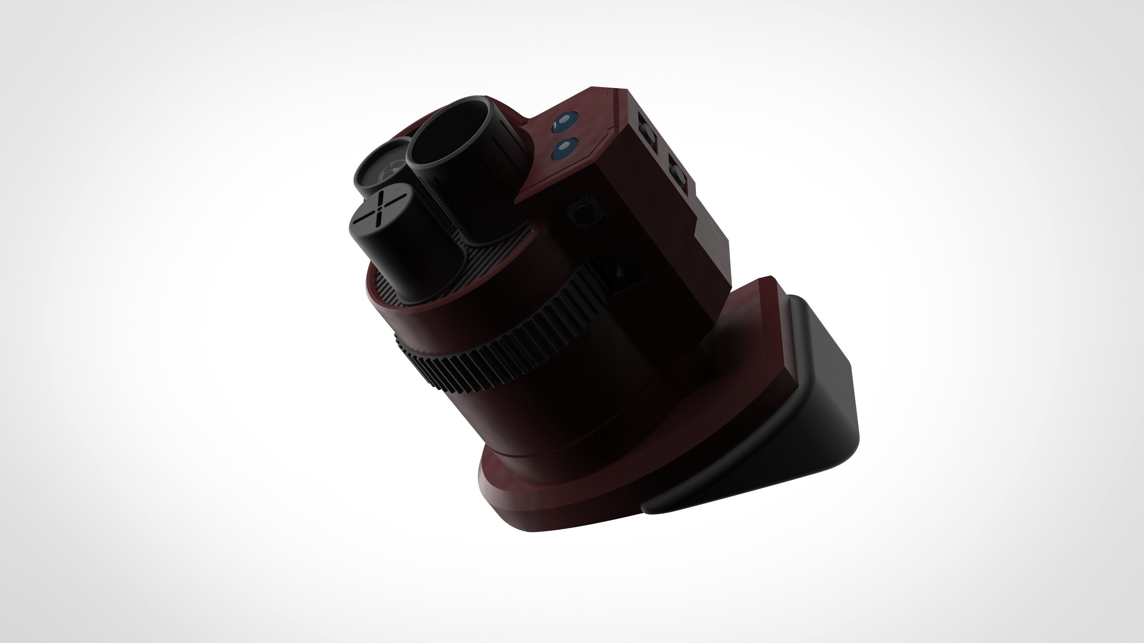 Deadshot monocle from the movie Suicide Squad 3D print model_11