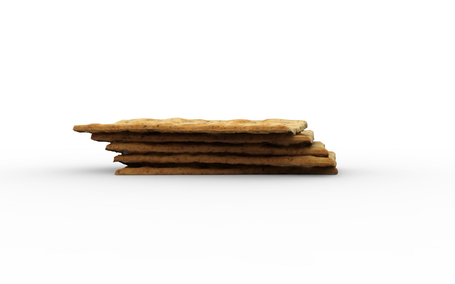 Crackers 3D model Free low-poly 3D model_3