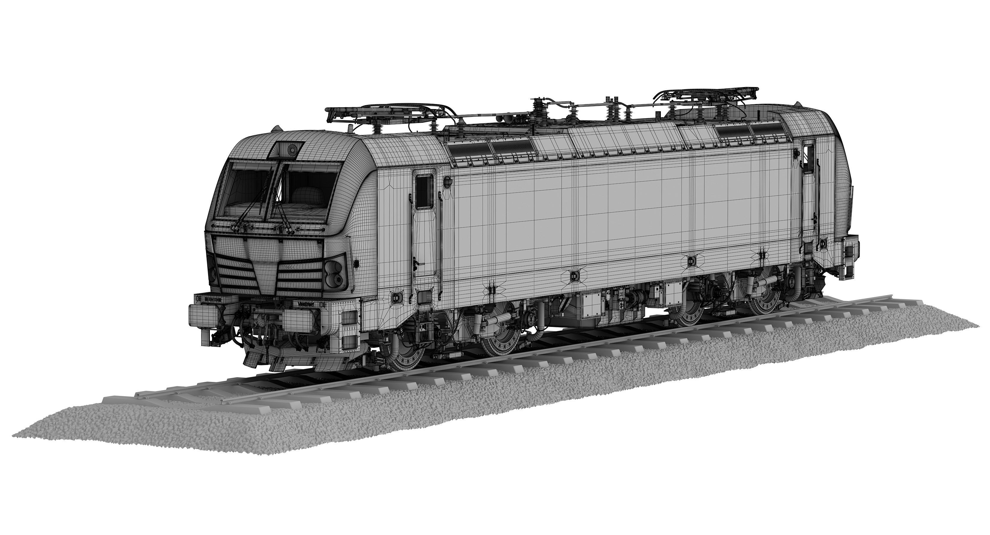 Siemens Vectron PKP Cargo 3D model_13