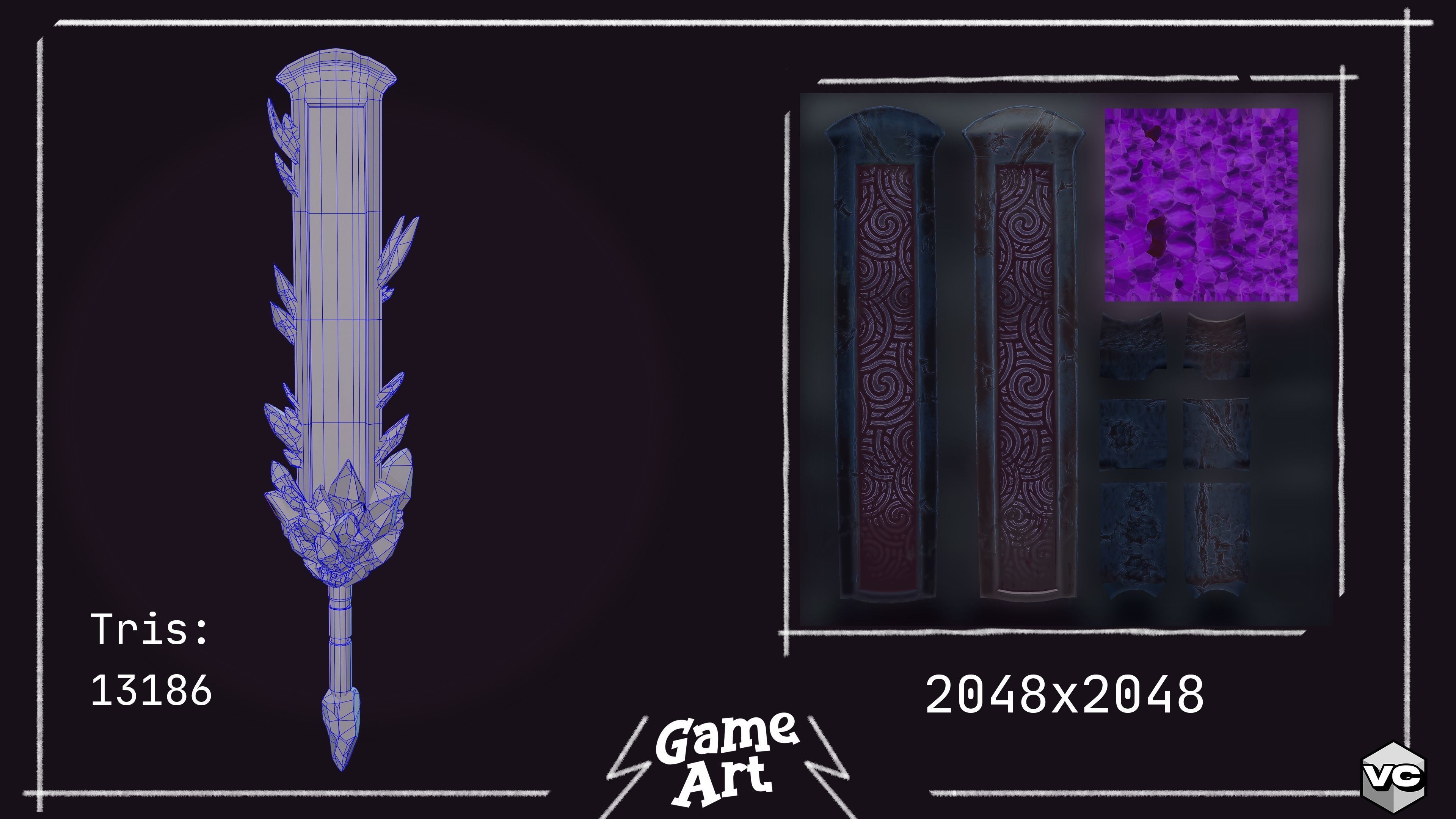 WEAPON BUNDLE - 5 Weapons Game Ready -  Low-poly 3D model_19