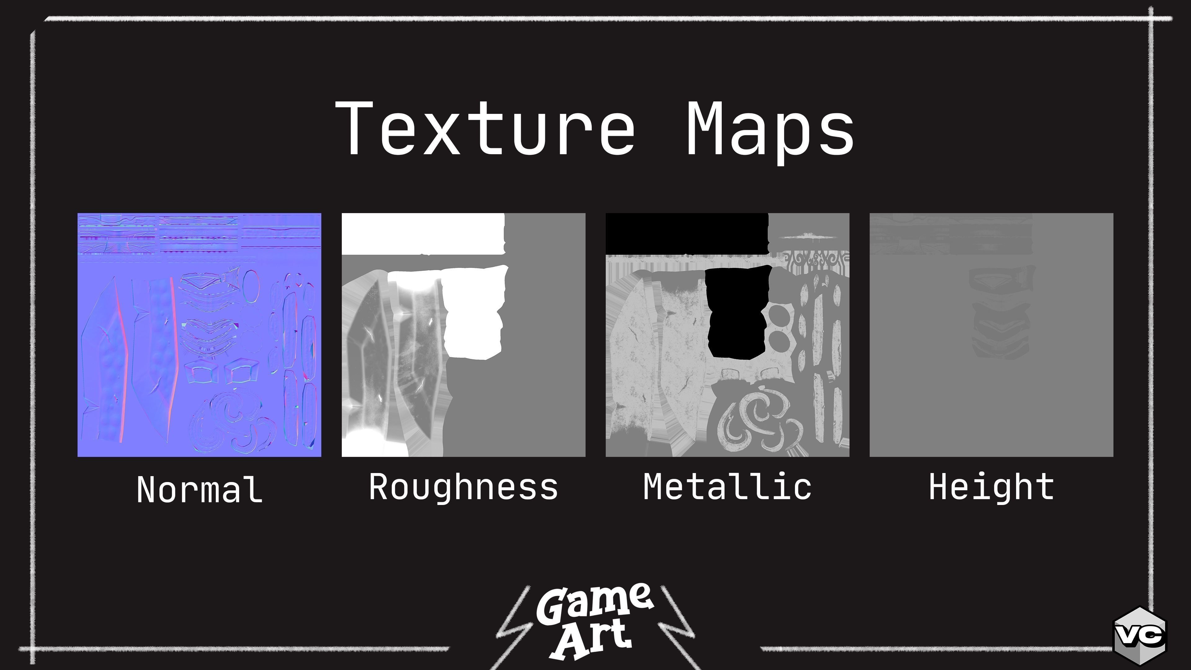 WEAPON BUNDLE - 5 Weapons Game Ready -  Low-poly 3D model_8