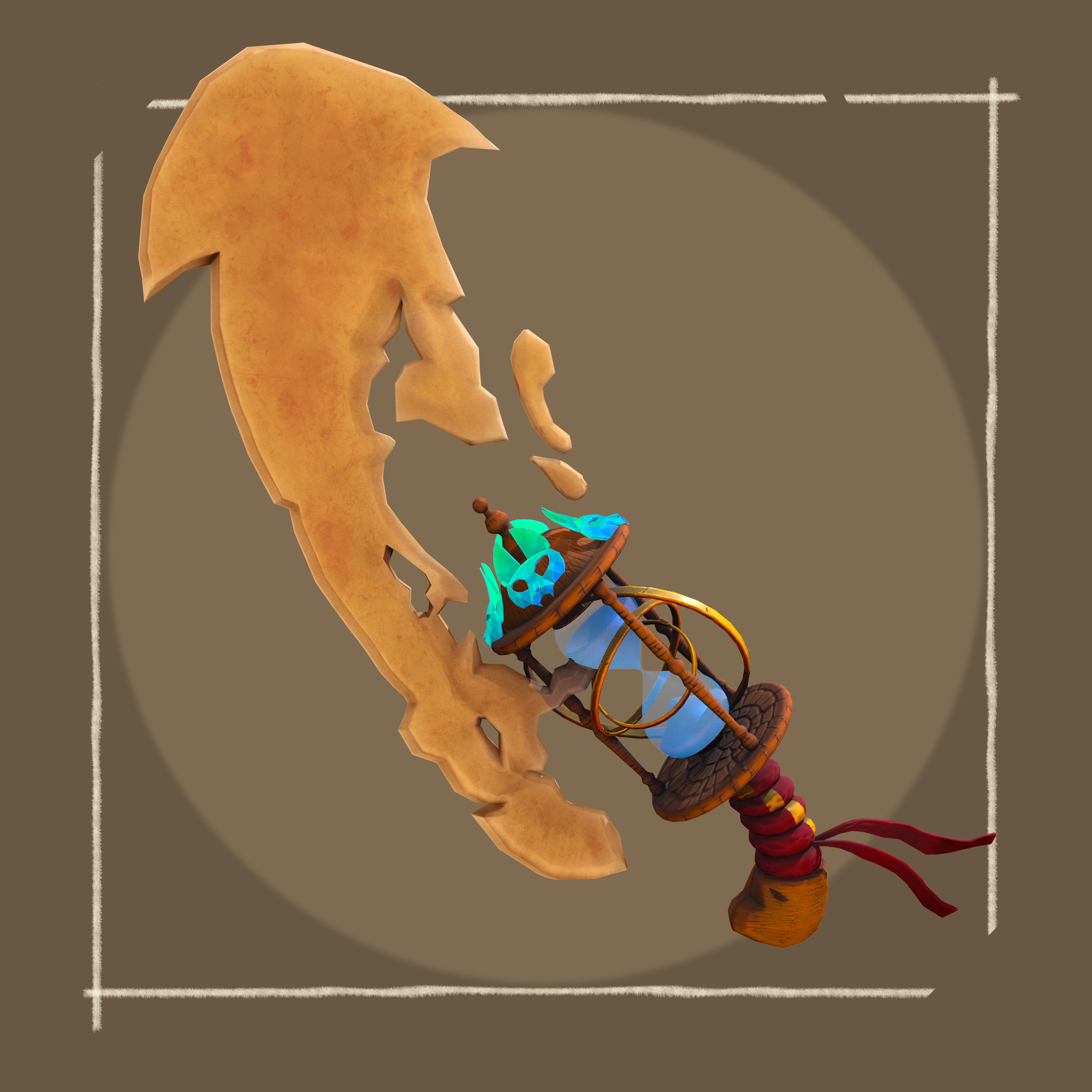 WEAPON BUNDLE - 5 Weapons Game Ready -  Low-poly 3D model_28