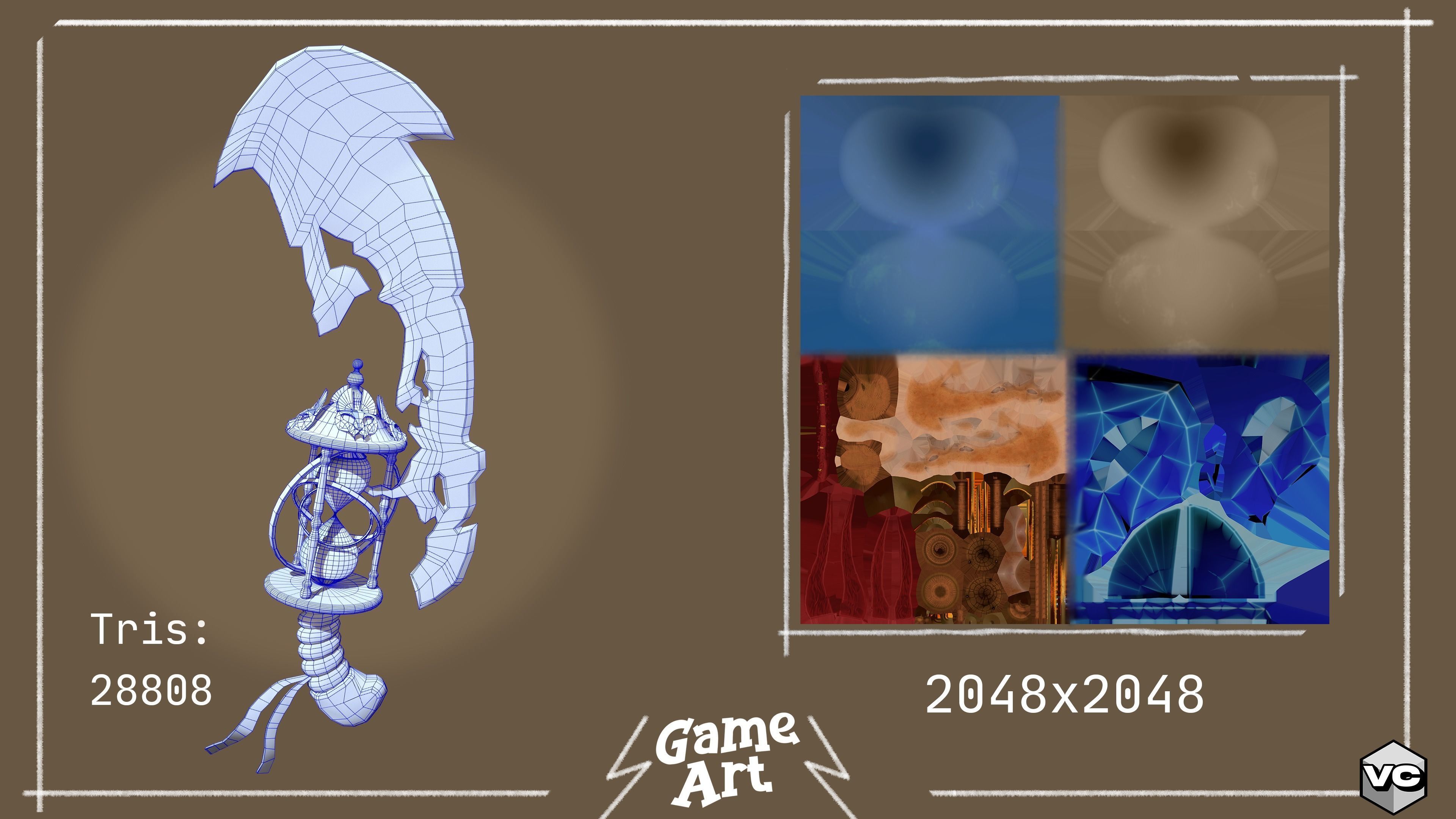 WEAPON BUNDLE - 5 Weapons Game Ready -  Low-poly 3D model_29