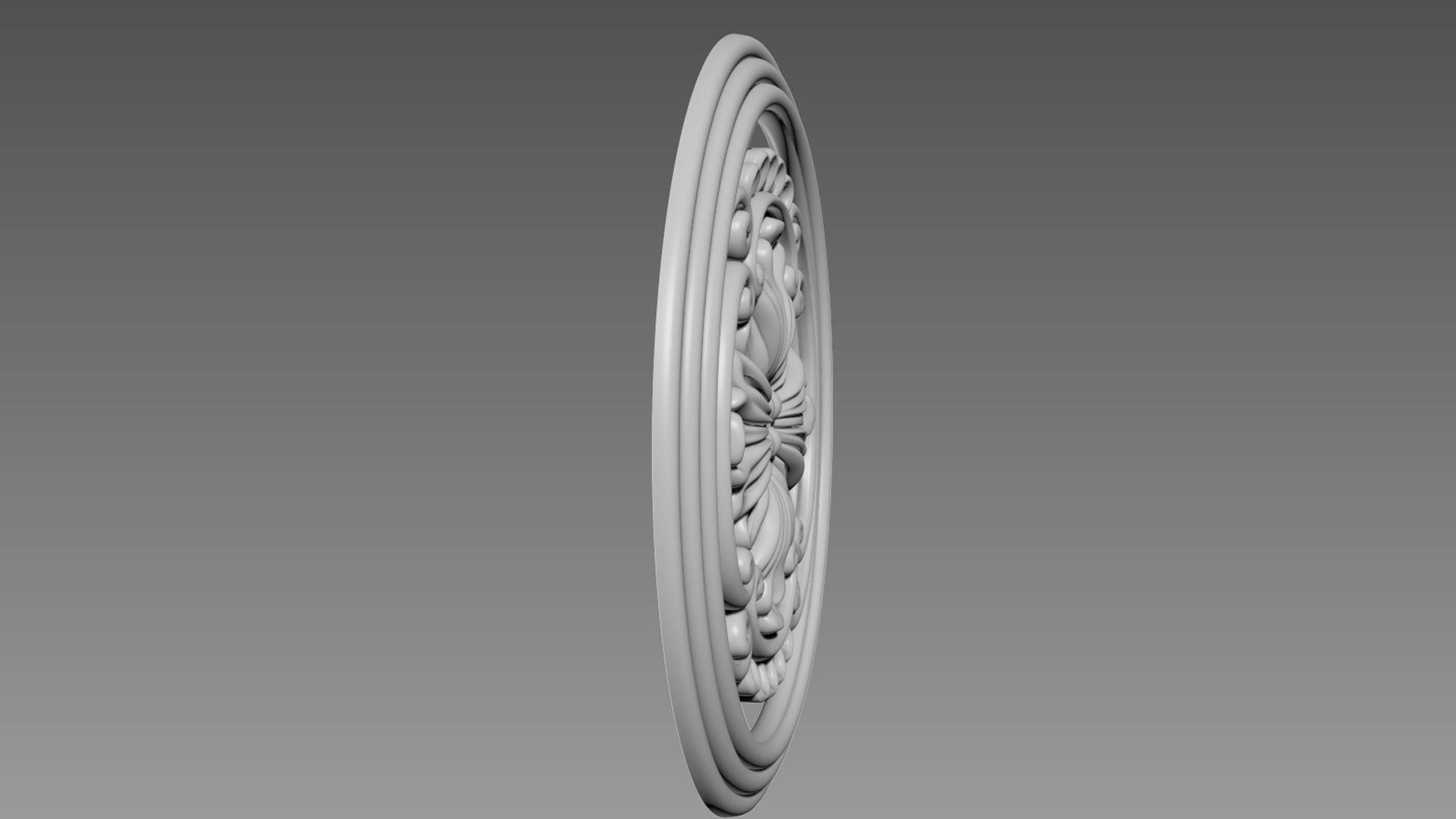 Round Decor for Furniture 3D model_4