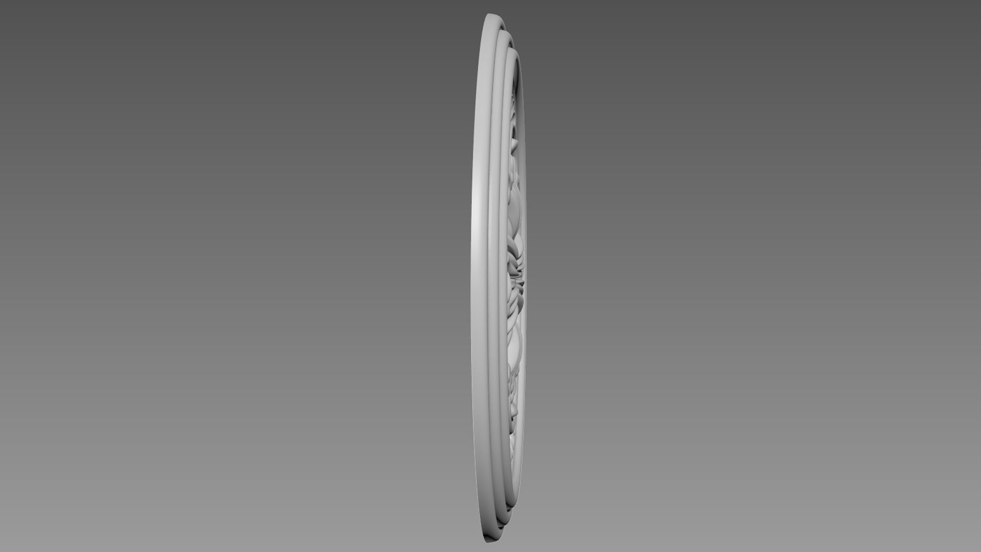 Round Decor for Furniture 3D model_5