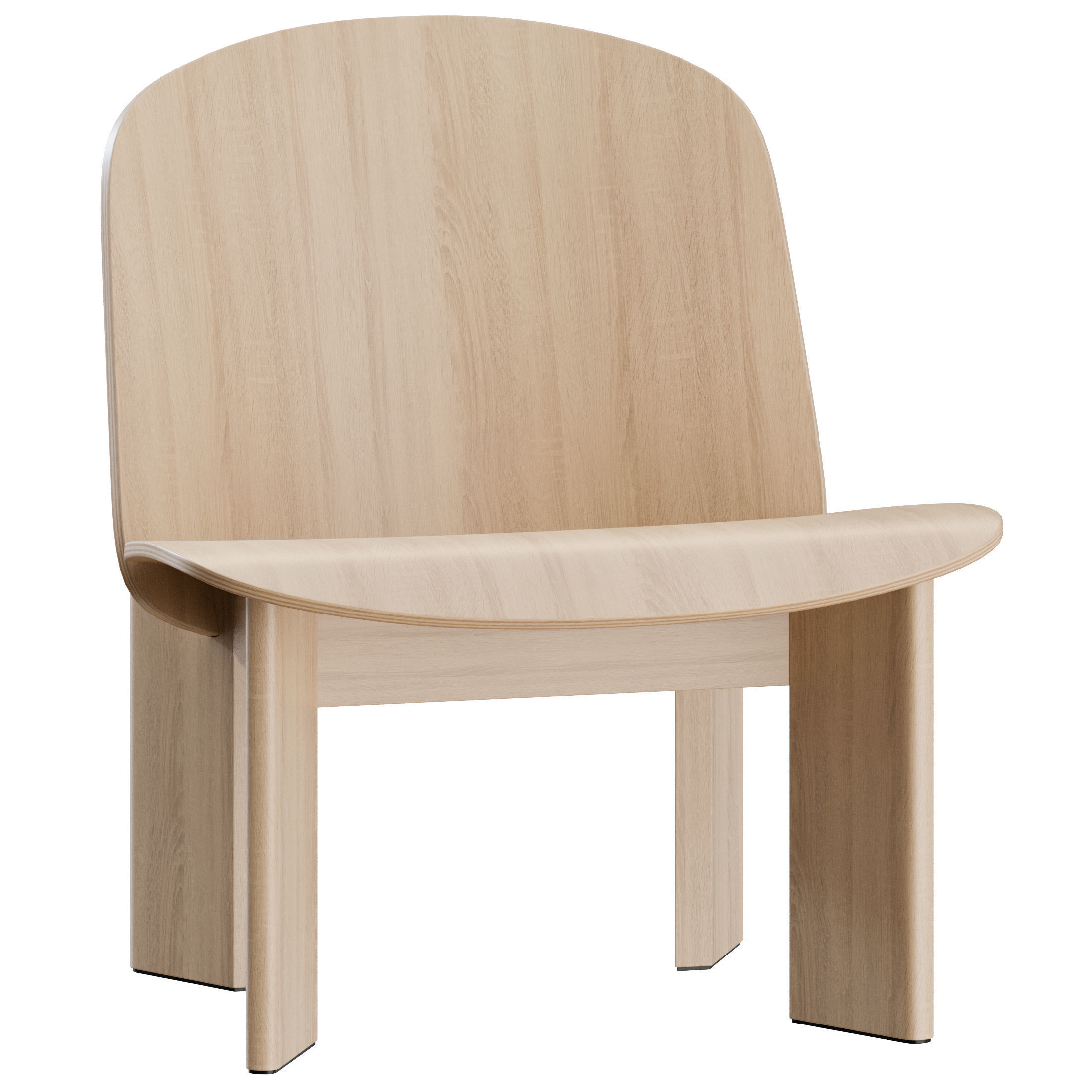 Chisel Lounge Chair by Hay 3D model_5