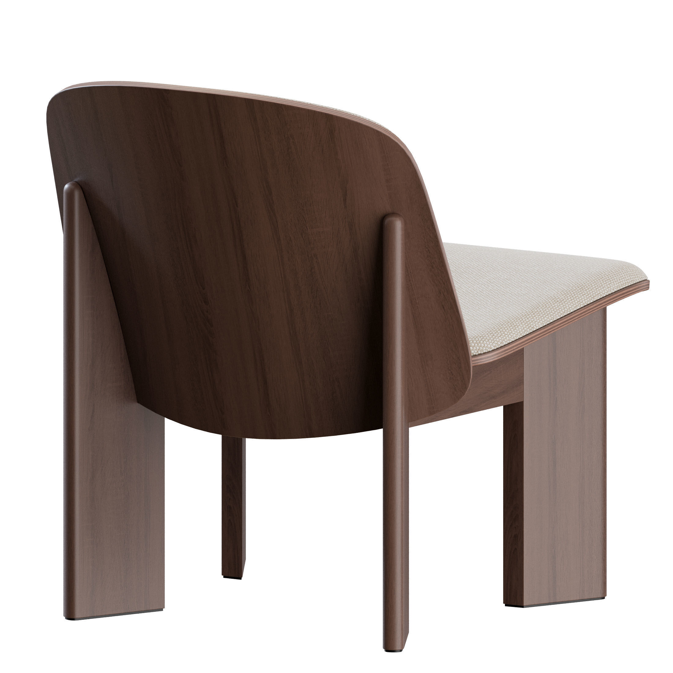 Chisel Lounge Chair by Hay 3D model_8