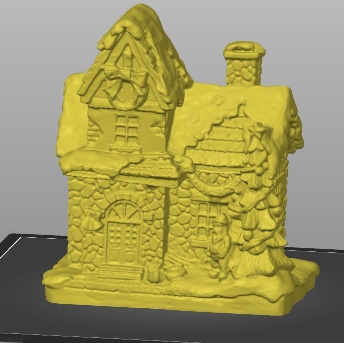 xmass-house-2 3D print model_4