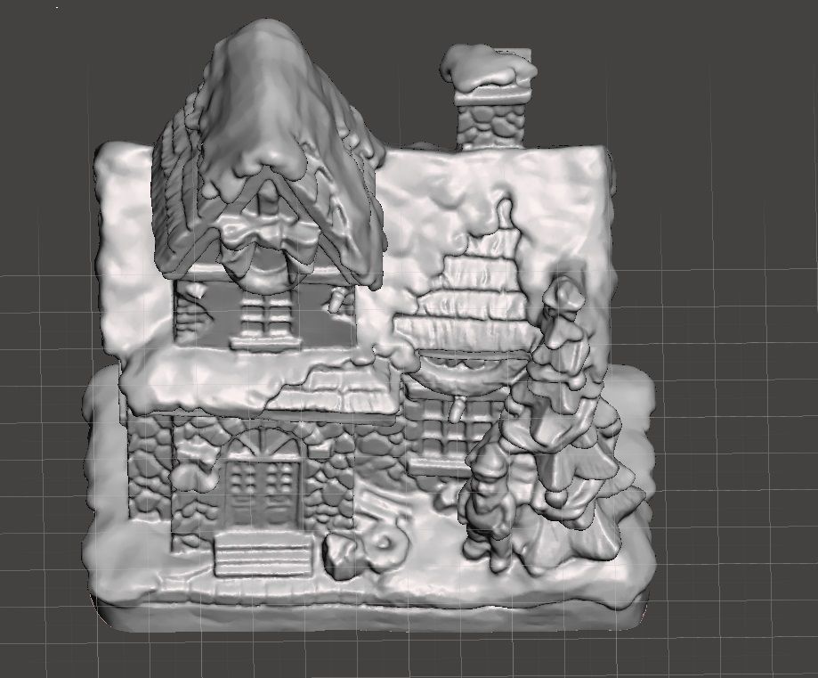 xmass-house-2 3D print model_2