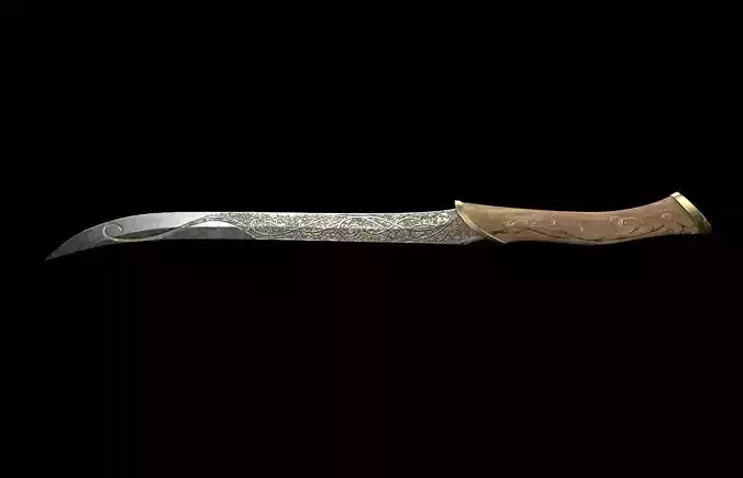 Legolas Knives lord of the rings 3D DIGITAL DOWNLOAD FILE 3D print model