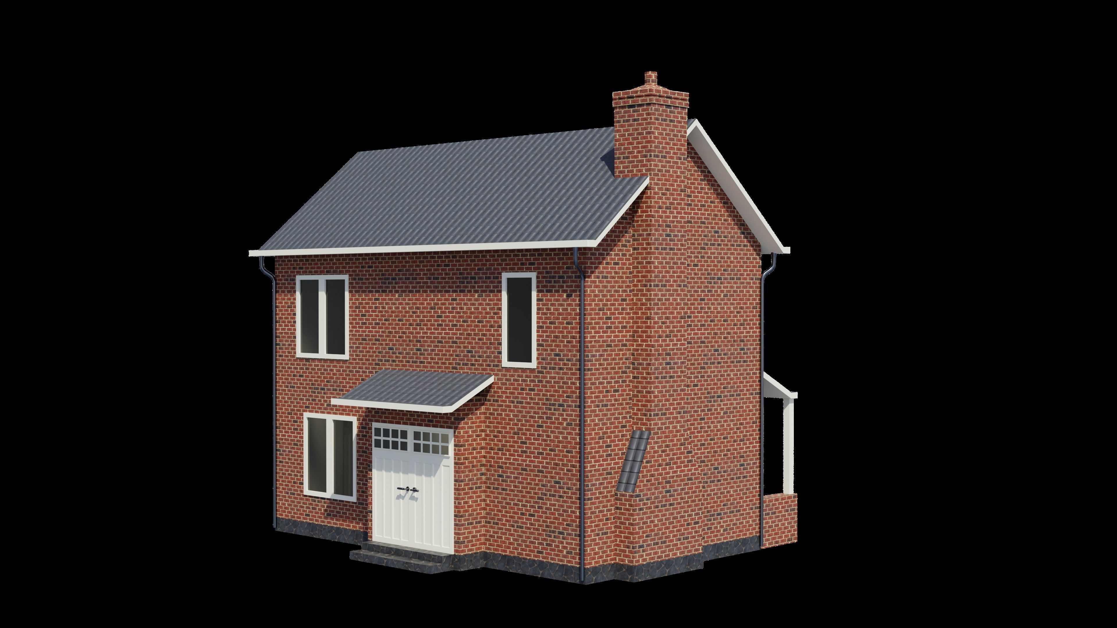  British House Design 0010 Low-poly 3D model_6