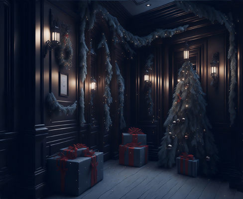 Christmas Interior Scenes Texture_16