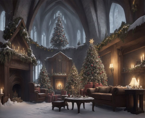 Christmas Interior Scenes Texture_26