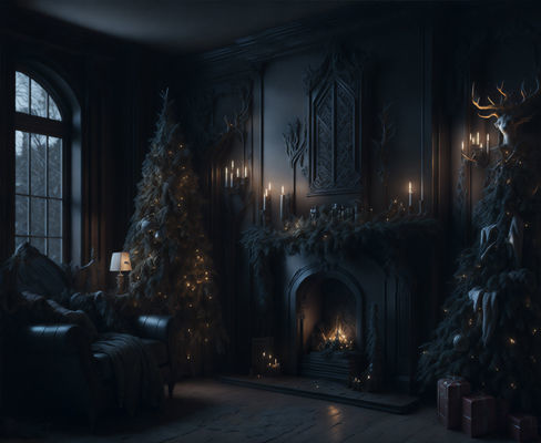 Christmas Interior Scenes Texture_28