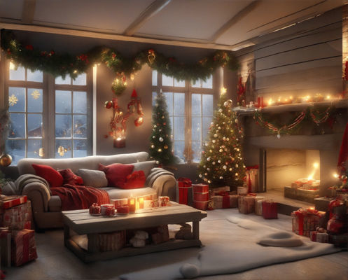 Christmas Interior Scenes Texture_3