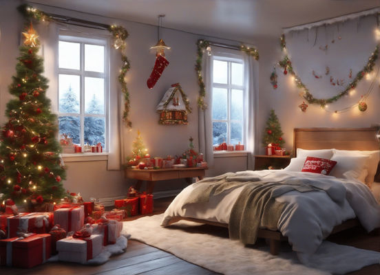 Christmas Interior Scenes Texture_23