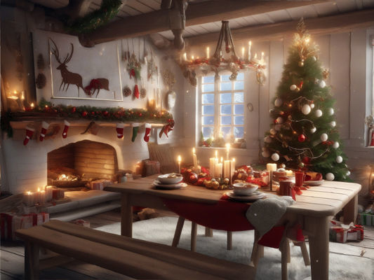 Christmas Interior Scenes Texture_12