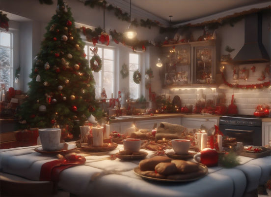 Christmas Interior Scenes Texture_19
