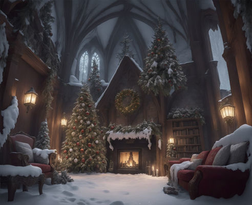 Christmas Interior Scenes Texture_13