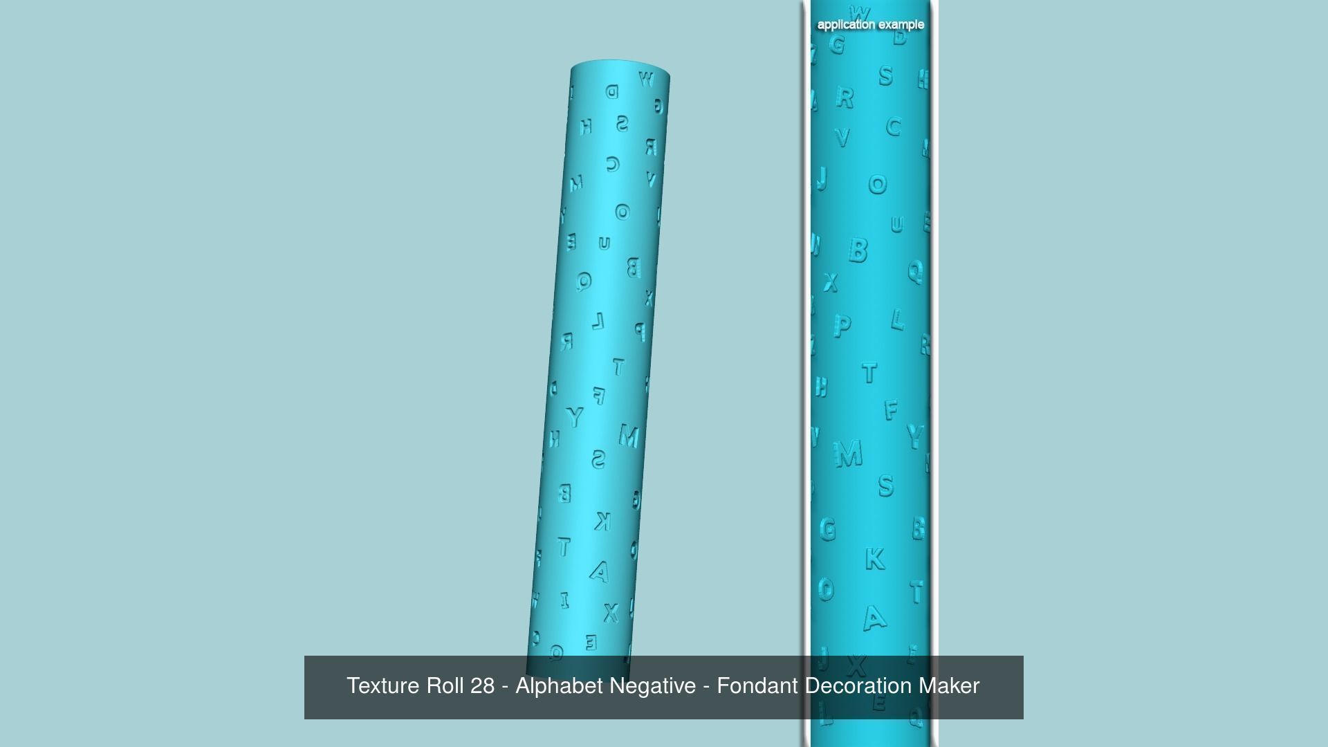 57 Texture Rolls Collection - Fondant Decoration Maker _32