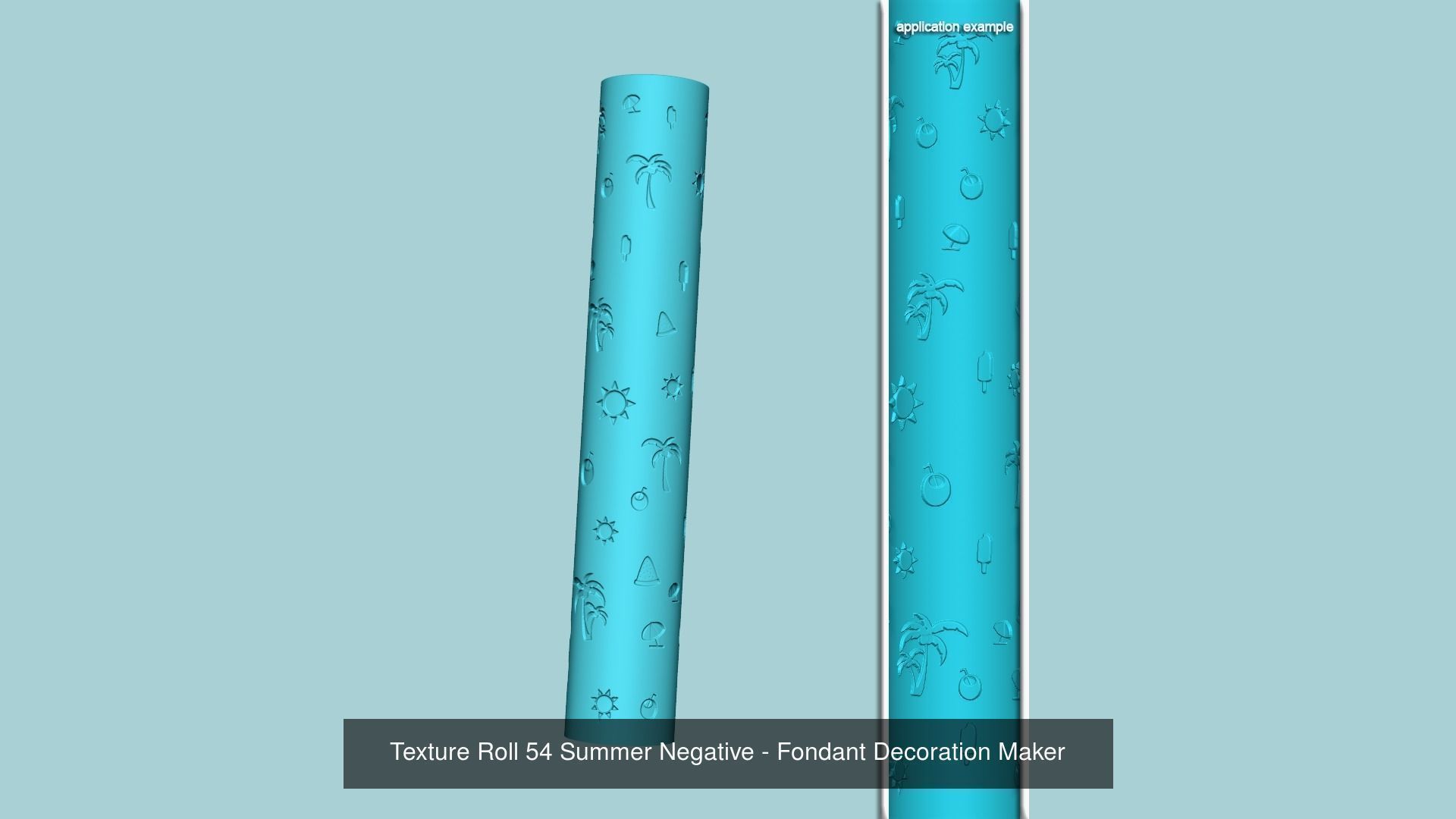 57 Texture Rolls Collection - Fondant Decoration Maker _58